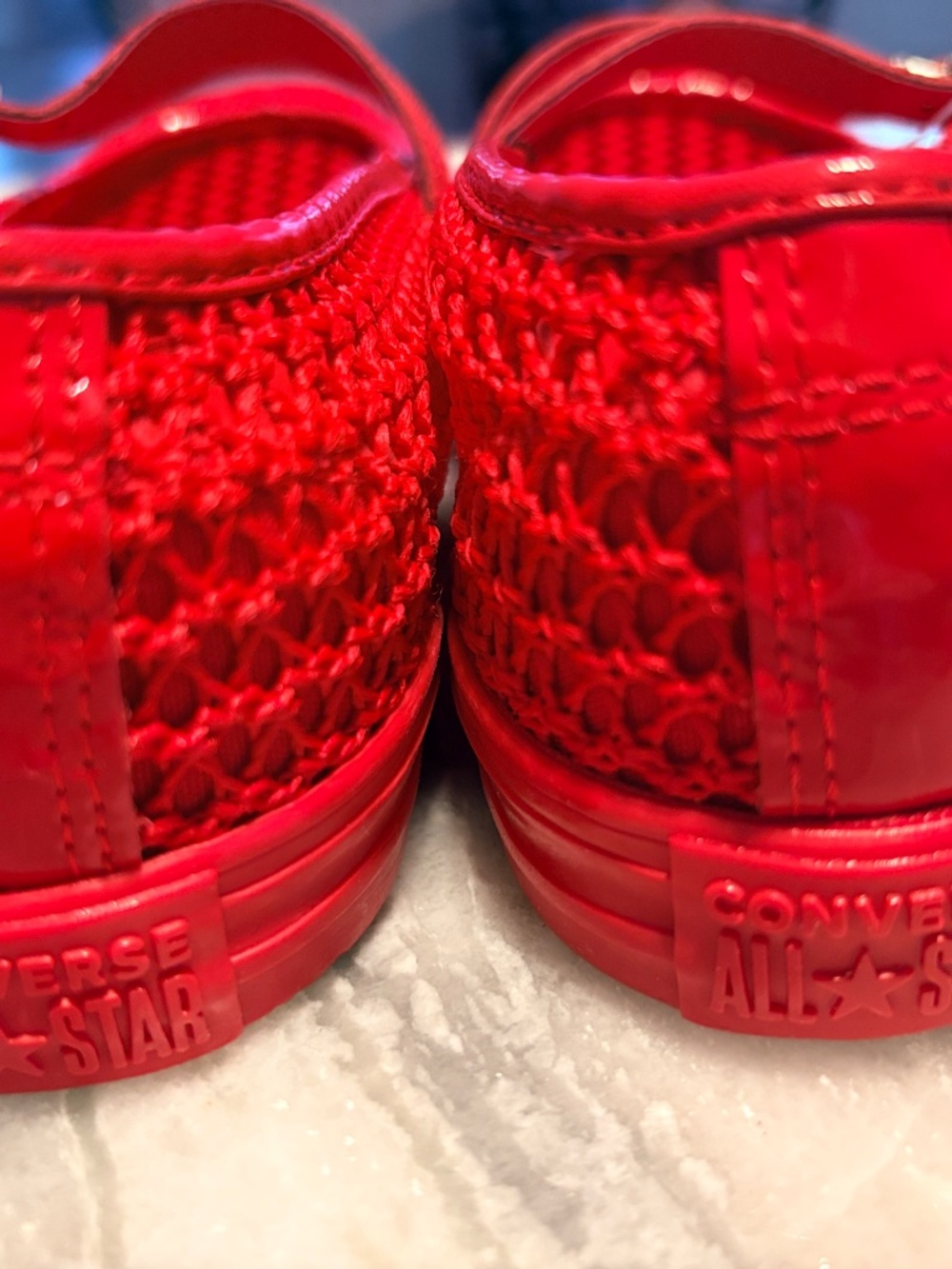 Converse Chuck Taylor All Star Dainty Mary Jane Knit Shoes. - Picture 3 of 7